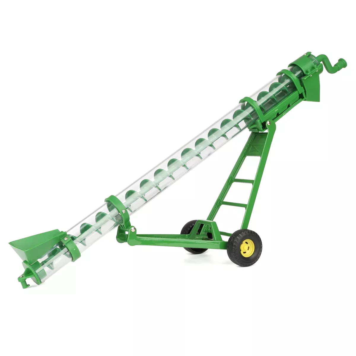 1/16 Green Grain Auger with Yellow Rims, ERTL Replica Play