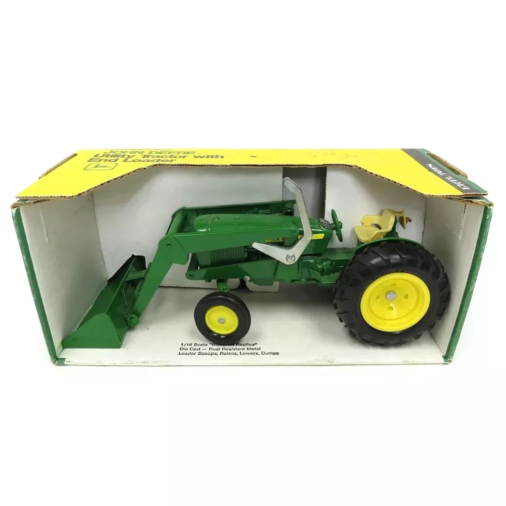 1/16 John Deere 2030 Tractor with End Loader in 1970s Box by ERTL