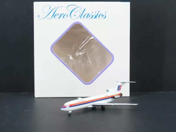 1:400 Scale AeroClassics Die-Cast United Boeing 727-200 Aircraft N7636U