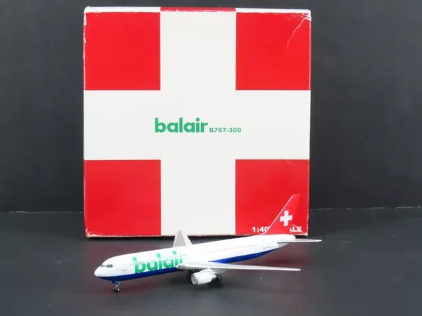 1:400 Scale Dragon Wings 55403-03 Die-Cast Balair Boeing 767-300 Aircraft HB-IHW