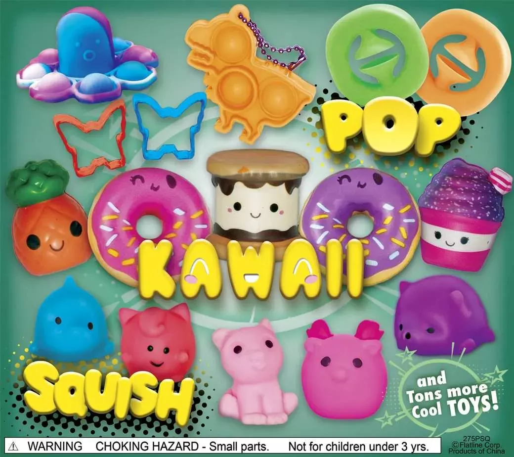 2-inch Popper Kawaii Squish Mix – 250 Capsules