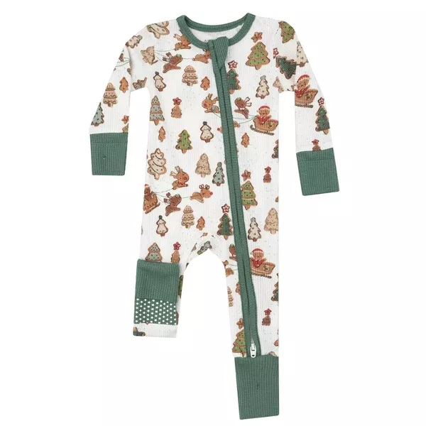 2 Way ZipperRomper - Gingerbread Sleigt Ride