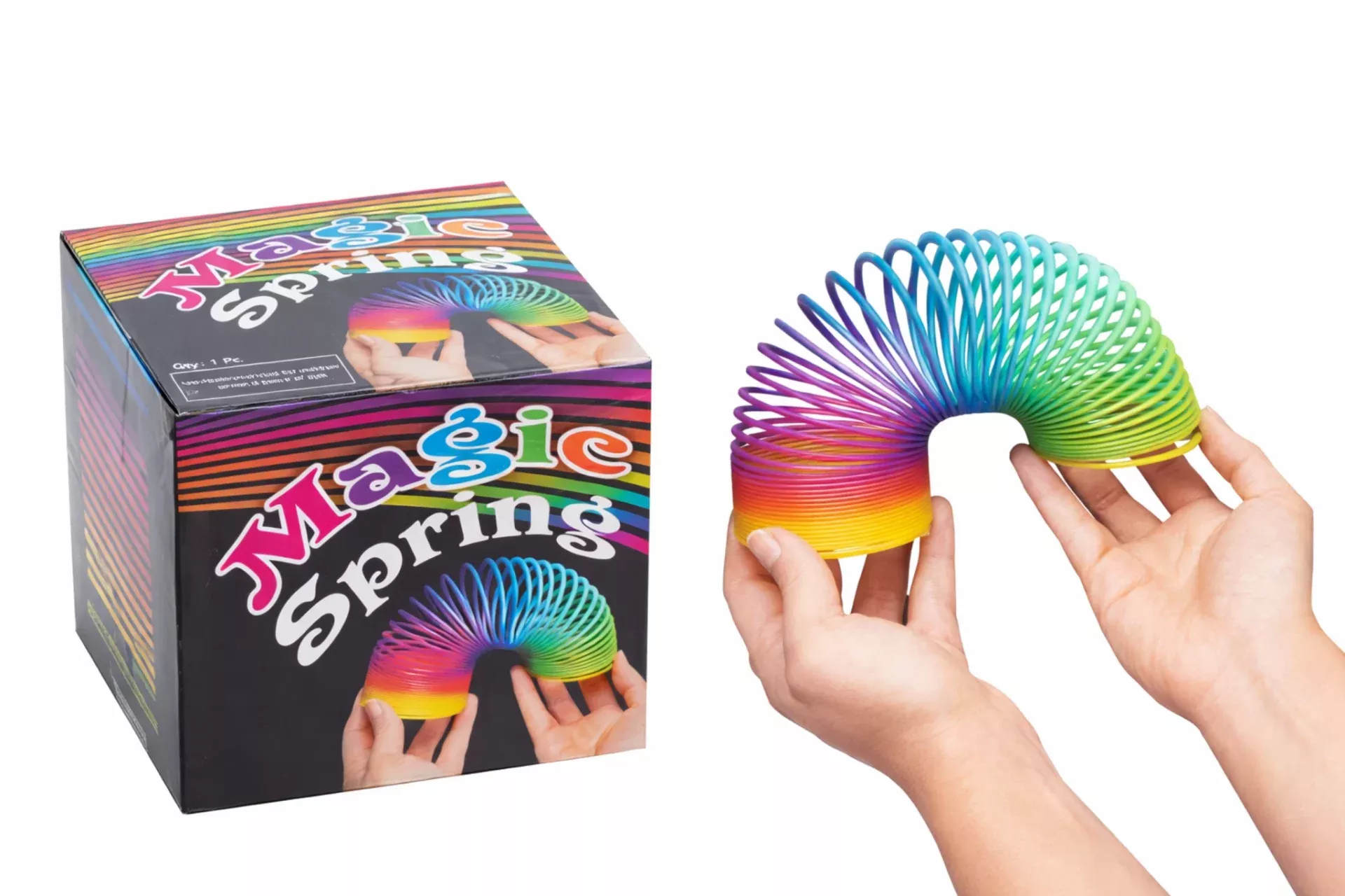 3″ Plastic Rainbow Spring Toys – 240 Count