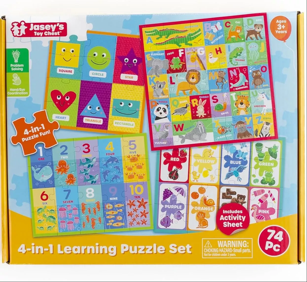 4 In 1 Learning Puzzle Set