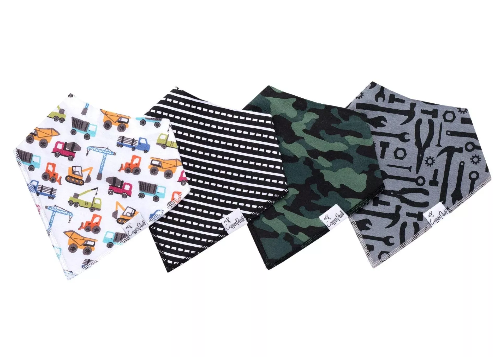 4 Pack Baby Bandana Bibs - Diesel