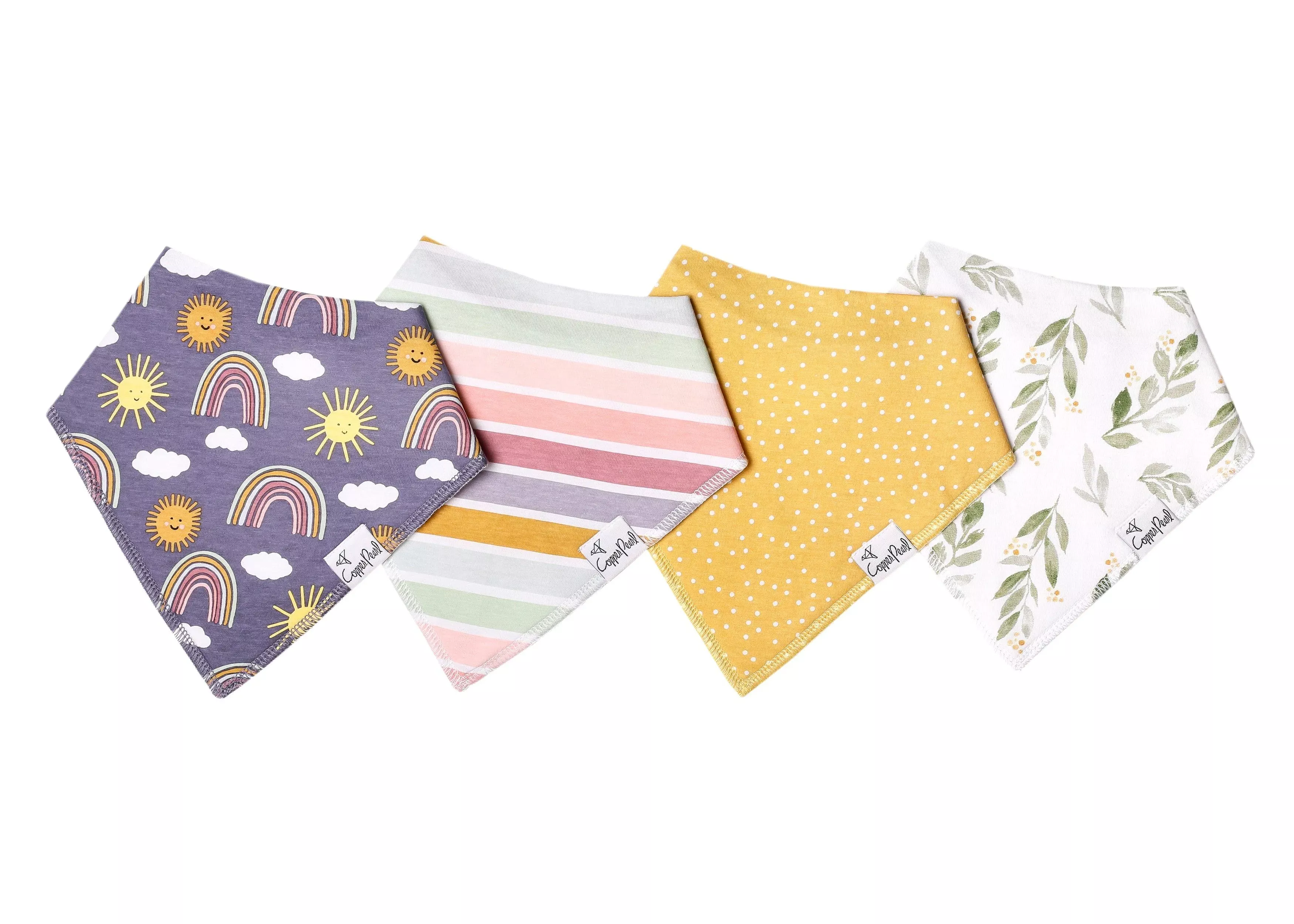 4 Pack Baby Bandana Bibs - Hope