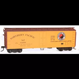 40' Steel Reefer w/Hinged Door 3-Pack - Kit -- Northern Pacific #91075, 91146, 91208 (orange, Boxcar Red North Coast Slogan