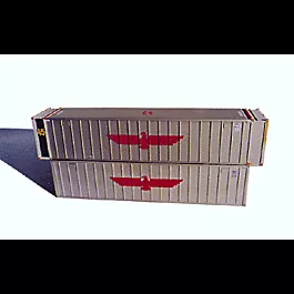 45' Ribbed-Side Containers -- Undecorated pkg(2)
