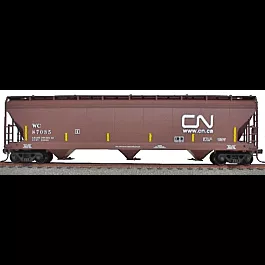 47' ACF 3-Bay Center Flow Covered Hopper - Kit (Plastic) -- Wisconsin Central/Canadian National