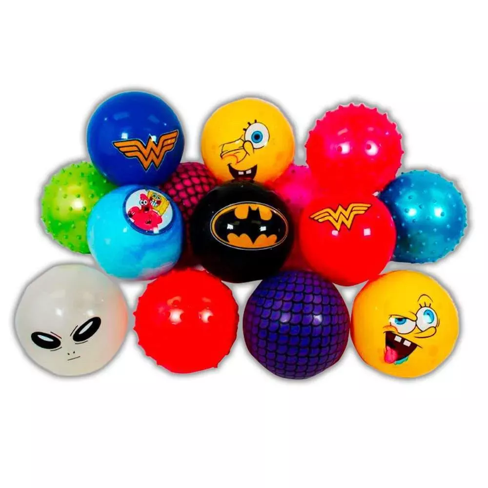 5″ Knobby & Character Ball Mix – 500 Pack