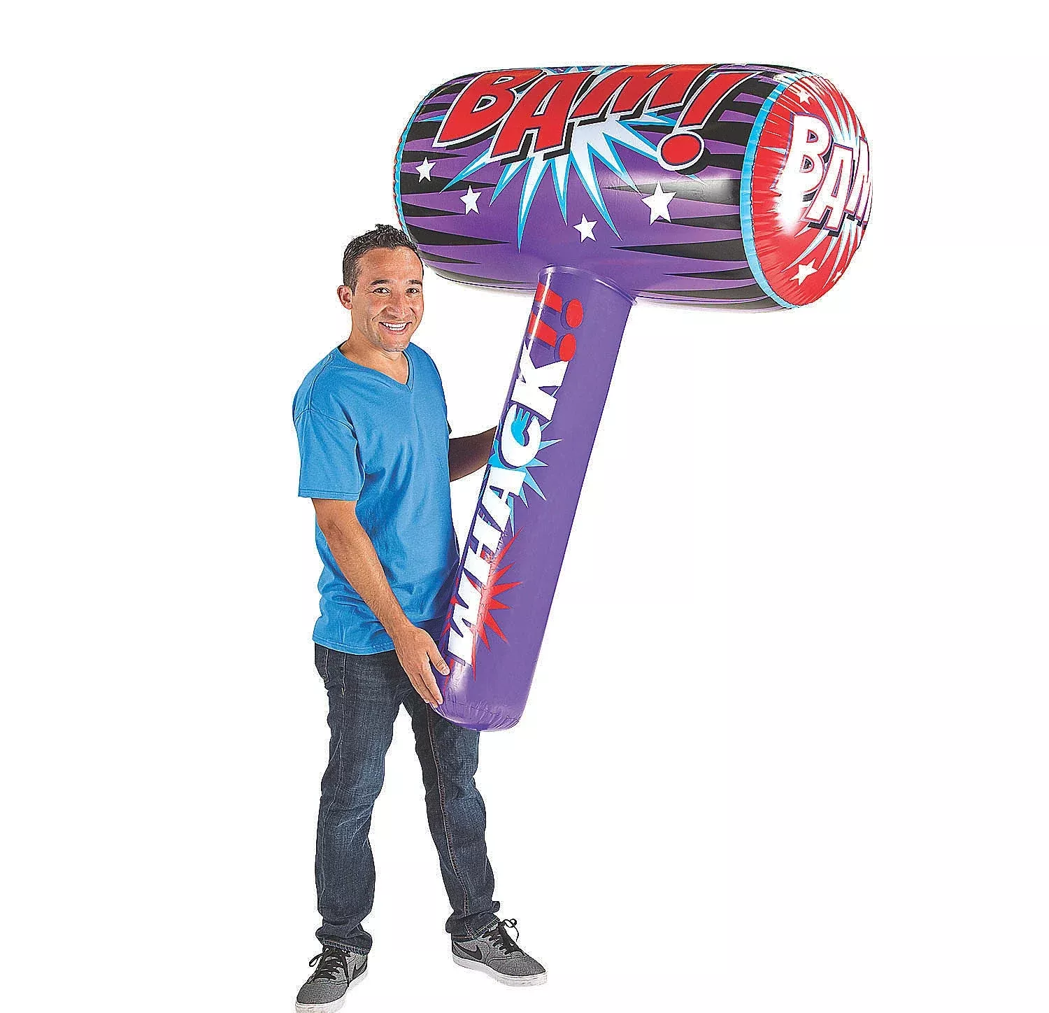 60″ Mega Vinyl Inflatable Mallet – 24 Count