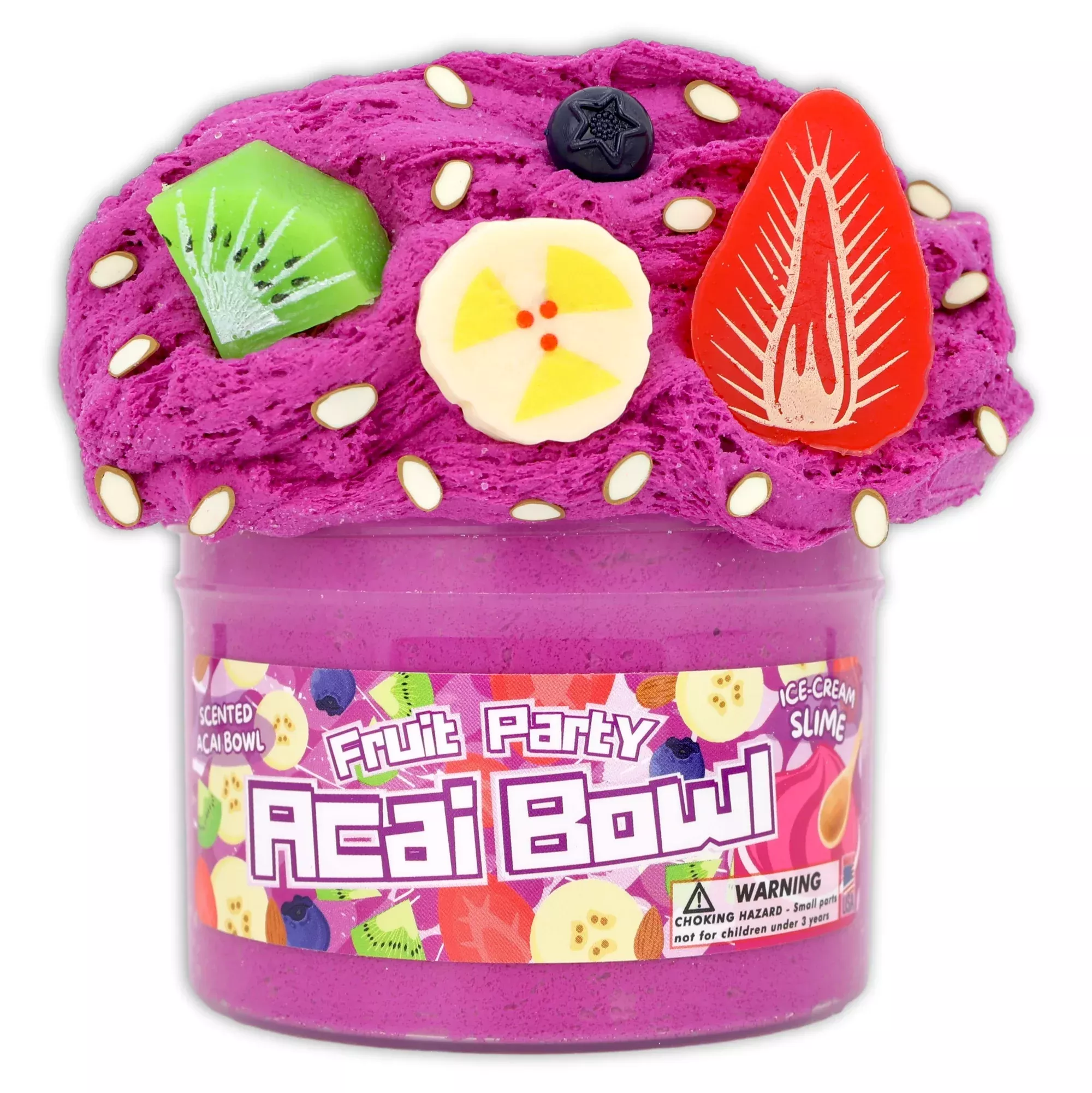 Acai Bowl Ice Cream Slime Dope Slimes
