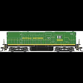 Alco C420 Phase I High Nose No Dynamics -Standard DC - Master(R) Silver -- Buffalo Southern #2010 (green, yellow)