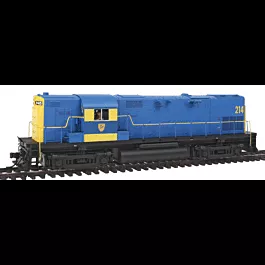 Alco C420 Phase I High Nose No Dynamics -Standard DC - Master(R) Silver -- Delaware & Hudson #219 (Ex-LI, blue, yellow)