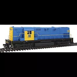 Alco C420 Phase I High Nose No Dynamics -Standard DC - Master(R) Silver -- Long Island #212 (blue, yellow)
