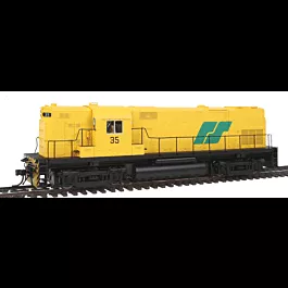 Alco C420 Phase I High Nose No Dynamics -Standard DC - Master(R) Silver -- Roberval & Saguenay #34 (yellow, green, black)
