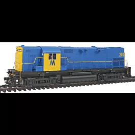 Alco C420 Phase I High Nose No Dynamics w/Sound & DCC - Master(R) Gold -- Long Island #205 (blue, yellow)