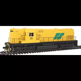 Alco C420 Phase I High Nose No Dynamics w/Sound & DCC - Master(R) Gold -- Roberval & Saguenay #35 (yellow, green, black)