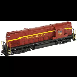 Alco C420 Phase I High Nose - Standard DC - Master(R) Silver -- Susquehanna No Dynamic Brake