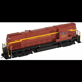Alco C420 Phase I High Nose - Standard DC - Master(R) Silver -- Virginia & Maryland #202 No Dynamic Brake