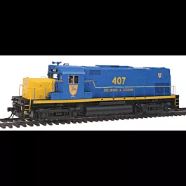 Alco C420 Phase I Low Nose No Nose Light -Standard DC - Master(R) Silver -- Delaware & Hudson #407