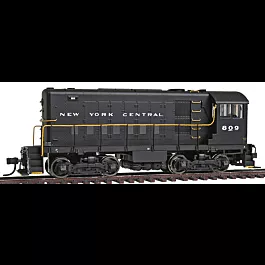 Alco HH600/660 - Standard DC - Master(R) Silver -- New York Central #809 black, white)
