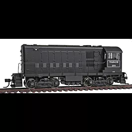 Alco HH600/660 - Standard DC - Master(R) Silver -- Wabash #100 (black, white)