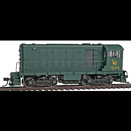 Alco HH600/660 w/Sound & DCC - Master(R) Gold -- Central of New Jersey #1020 (green, yellow)