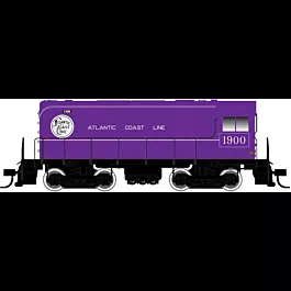 Alco HH660 - Standard DC - Master Silver -- Atlantic Coast Line #1900 (purple)
