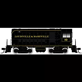 Alco HH660 - Standard DC - Master Silver -- Louisville & Nashville #10 (black)