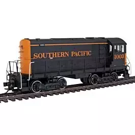 Alco HH660 - Standard DC - Master Silver -- Southern Pacific #1003 (black, orange)