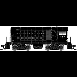 Alco HH660 w/QSI Titan Sound & DCC - Master Gold -- Boston & Albany #682 (black)