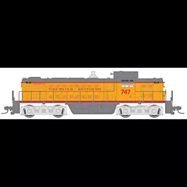 Alco RS1 - Standard DC - Master(R) Silver -- Tidewater Southern #747 (Armour Yellow, gray)