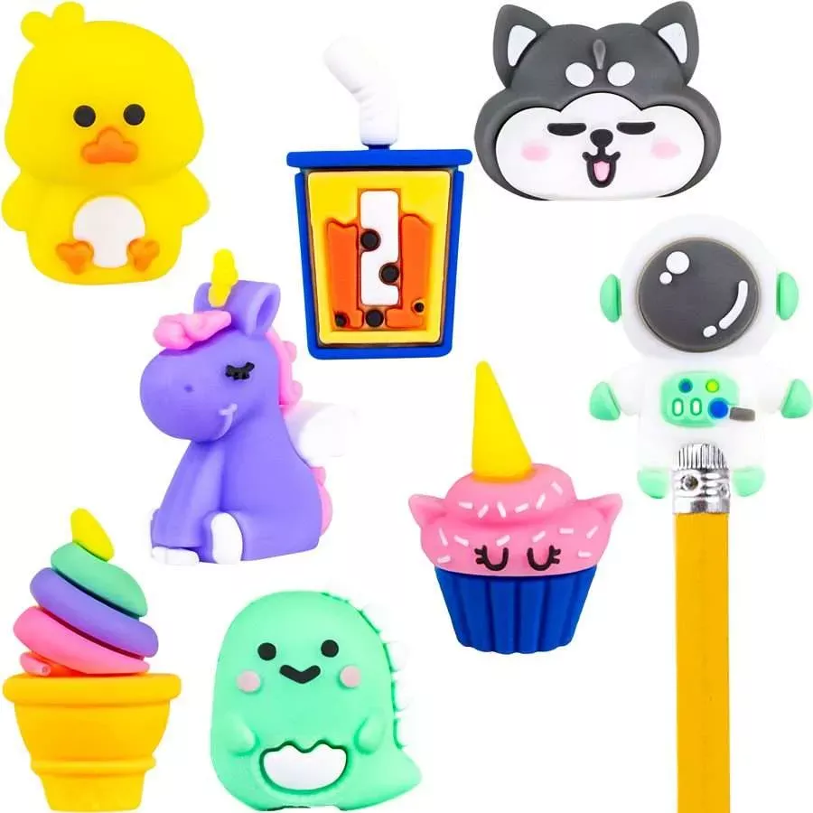 Bitty Buddy Pencil Toppers (100 Pack)