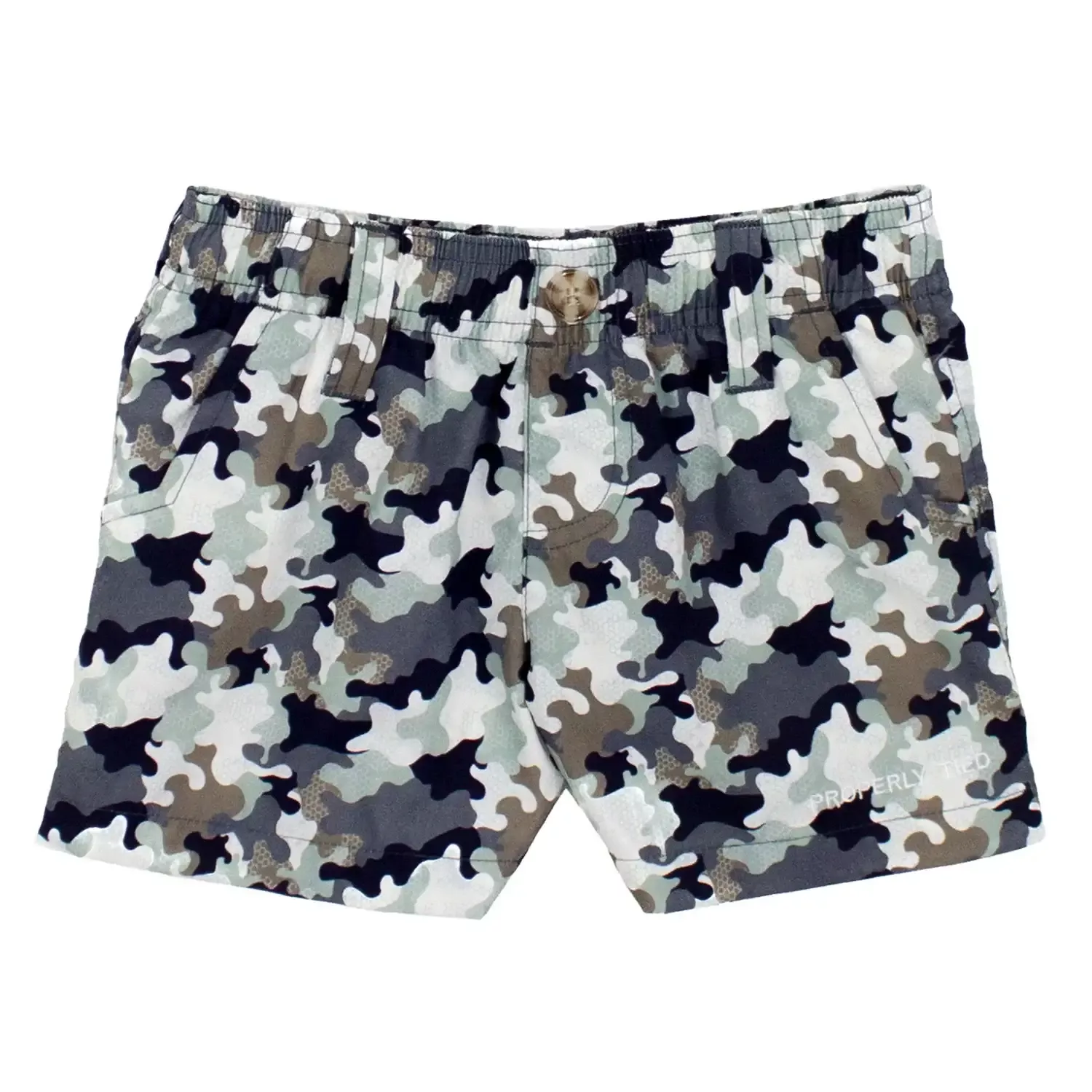 Boys Mallard Short - Delta Backwater Camo