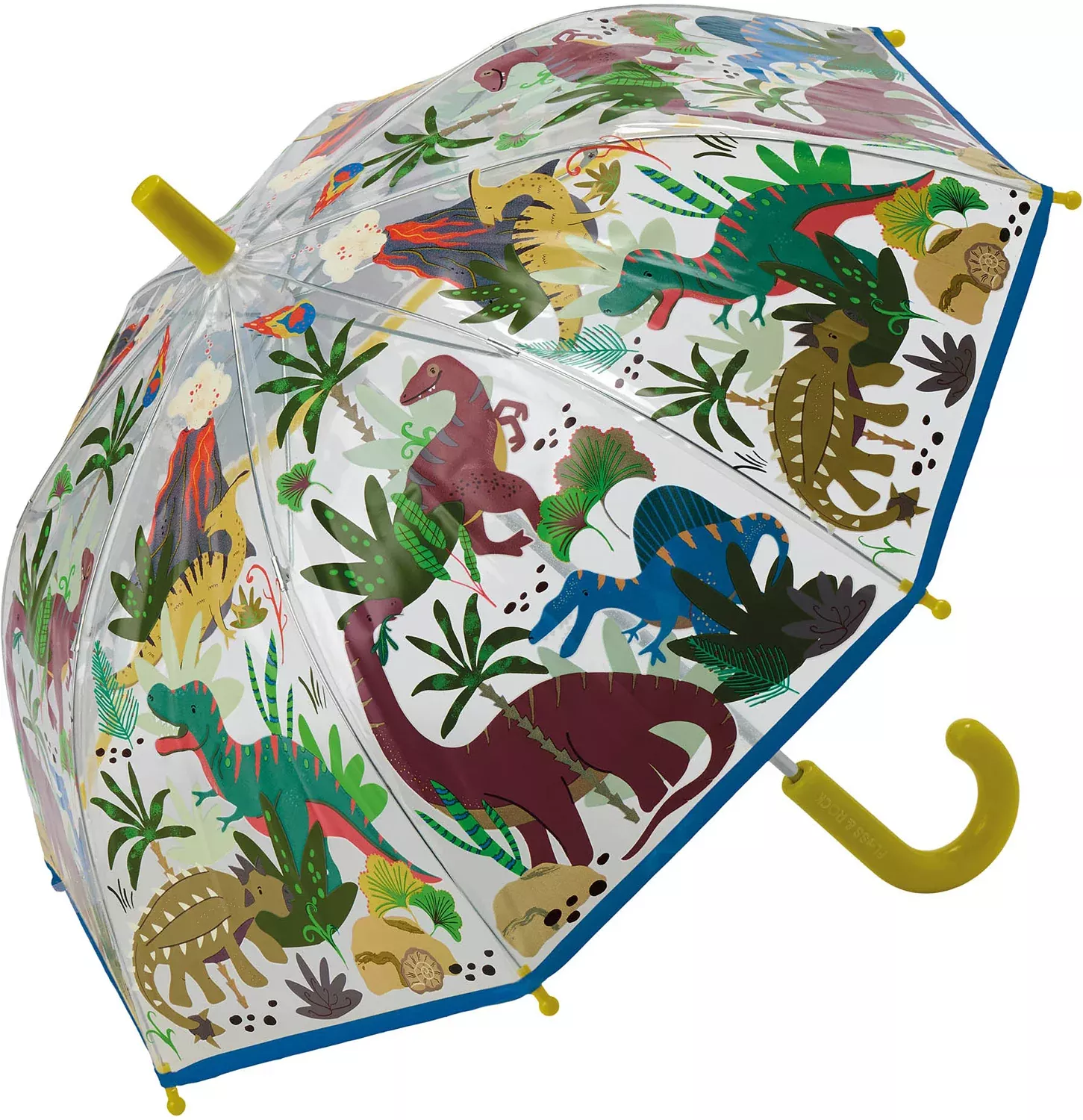 Color Change Dino Transparent Umbrella