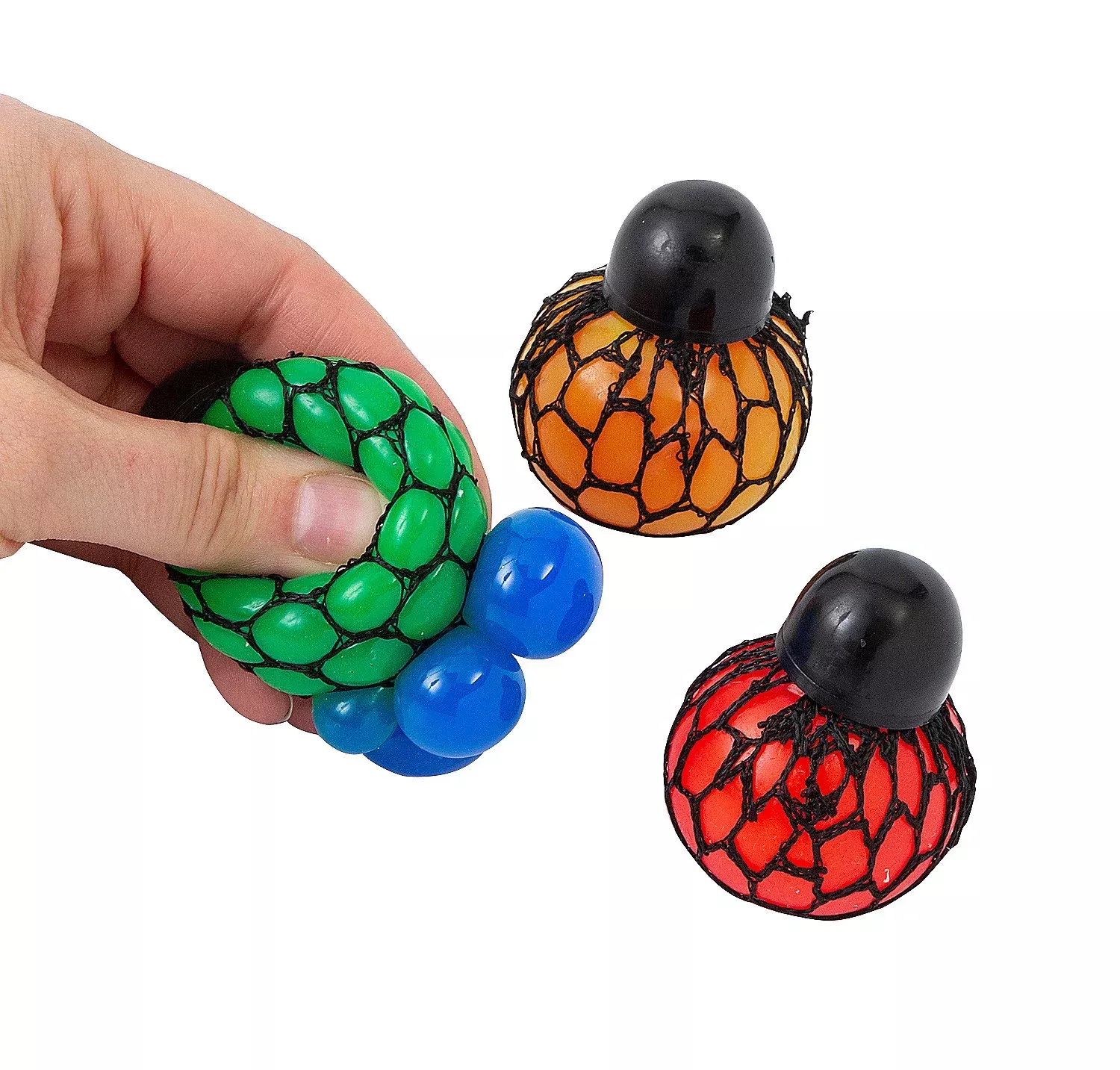 Color-Changing Mesh Squeeze Balls (384 Count)