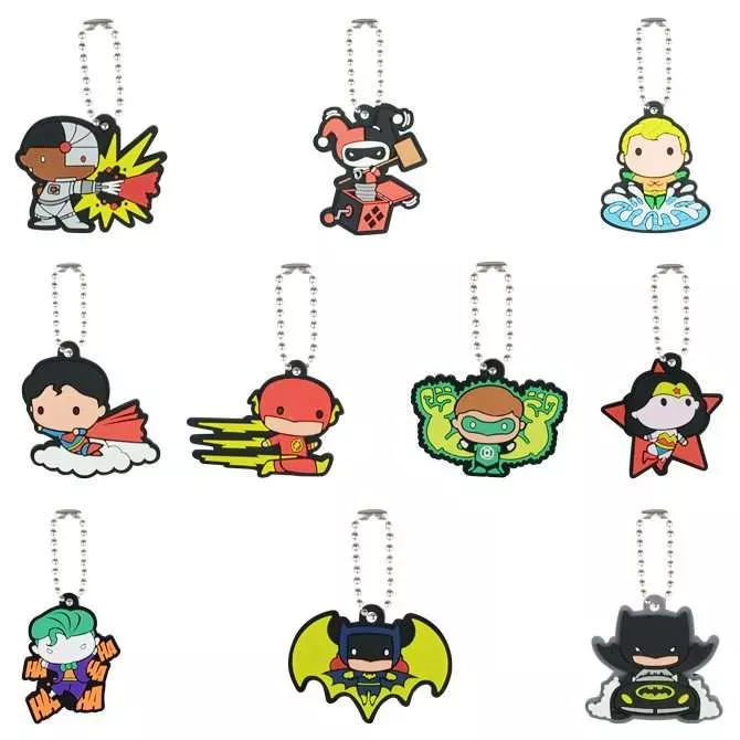 DC Comics Character Keychains (100 Pieces)