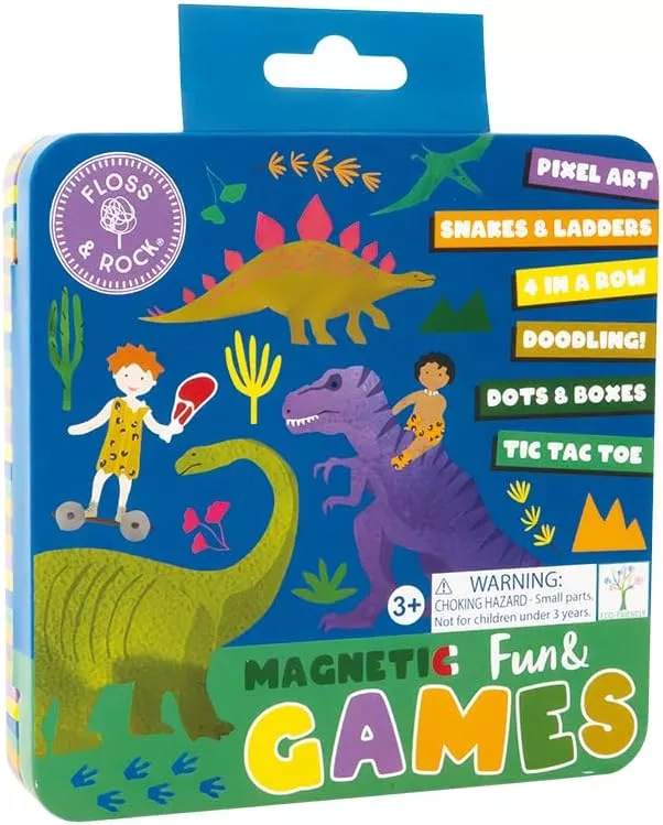 Dino Magnet Fun Tin