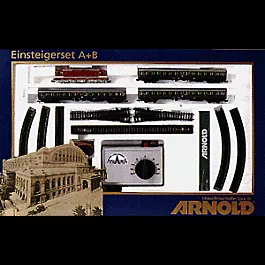 Electric Passenger -- Start-Set A+B - Includes DR 243, 3 Cars, Transformer, Track, and Accessories