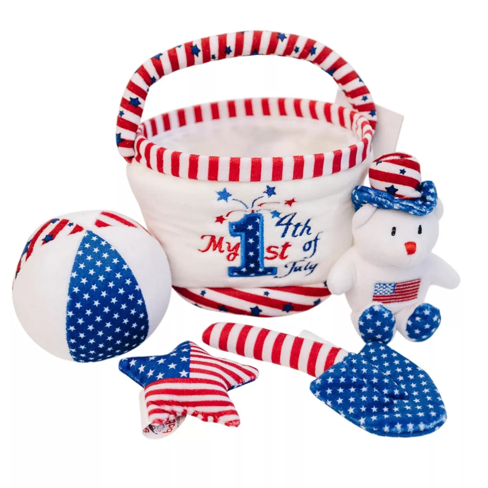 Fourth of July Soft Sand Bucket Playset
