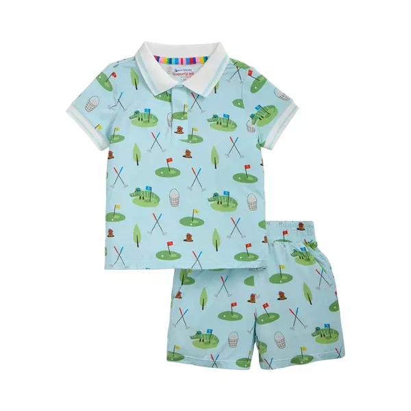Gopher It-Modal Magnetic Polo & Short Set