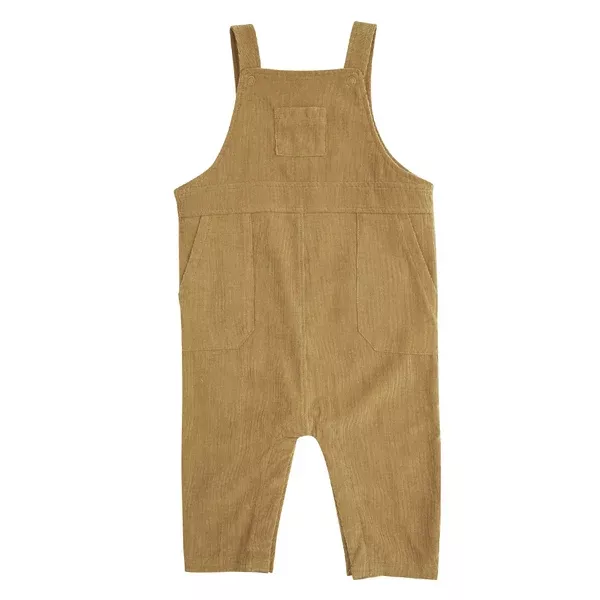 Honey Corduroy Overalls