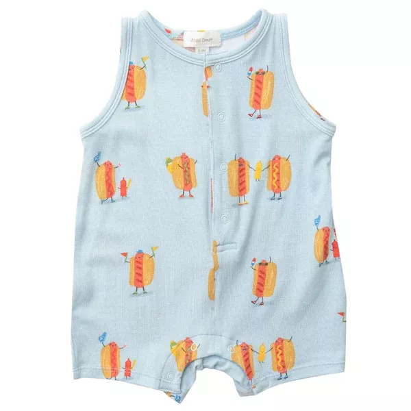 Hotdogs Sleeveless Shortie Romper