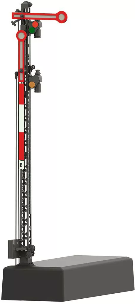 'Hp 0 / Hp 1 / Hp 2' Home Signal with a Lattice Mast - FX/MFX/DCC