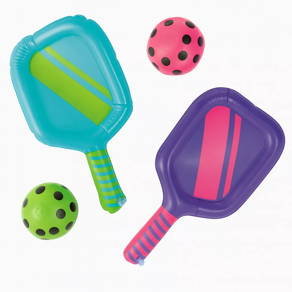 Inflatable Pickleball Set – 24 Pack Paddles & Balls
