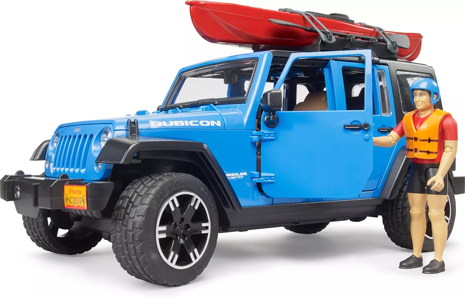 Jeep Wrangler Rubican Kayak and Figure