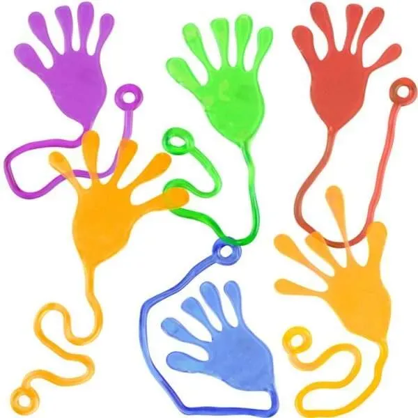 Jumbo Sticky Hands Assortment (12 Pcs.)