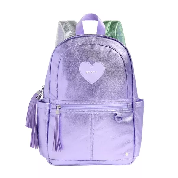 Kane Mini Backpack - Metallic Liliac