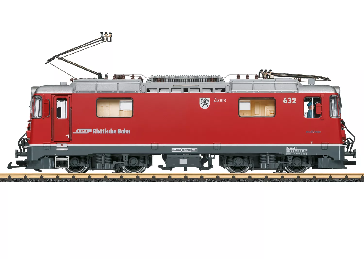 LGB 28442 RhB Class Ge 4/4 II Electric Locomotive w/Lights and Sound
